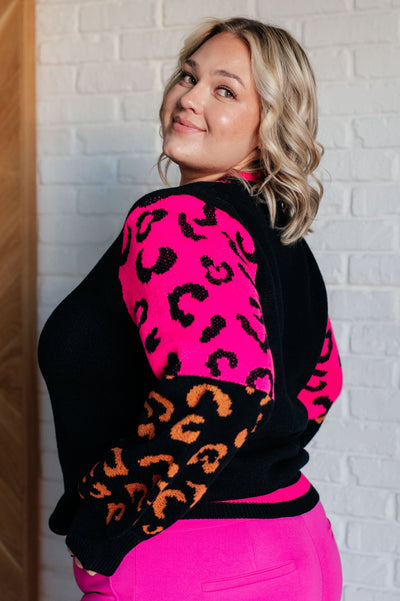 Wild About You Animal Print Sweater Southern Soul Collectives