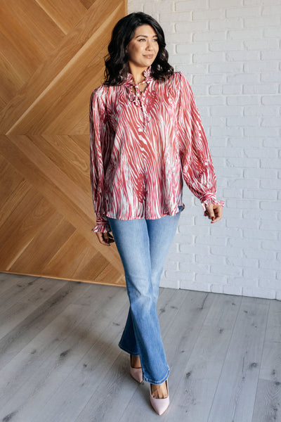 Wild Journey Animal Print Blouse Southern Soul Collectives