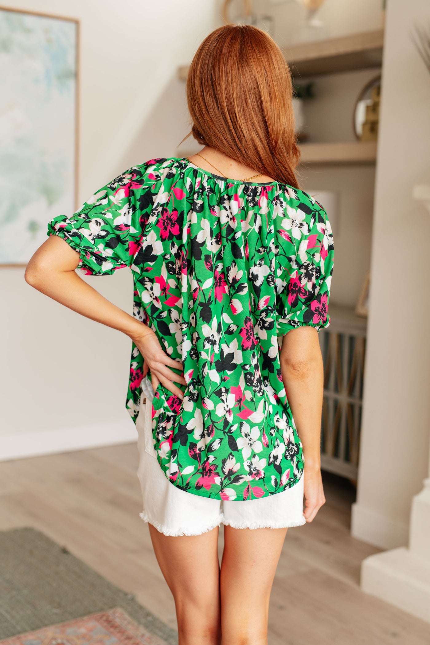 Wild and Bright Floral Top Southern Soul Collectives