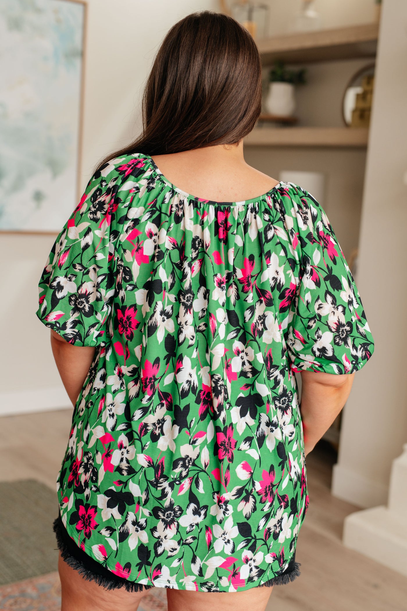 Wild and Bright Floral Top Southern Soul Collectives