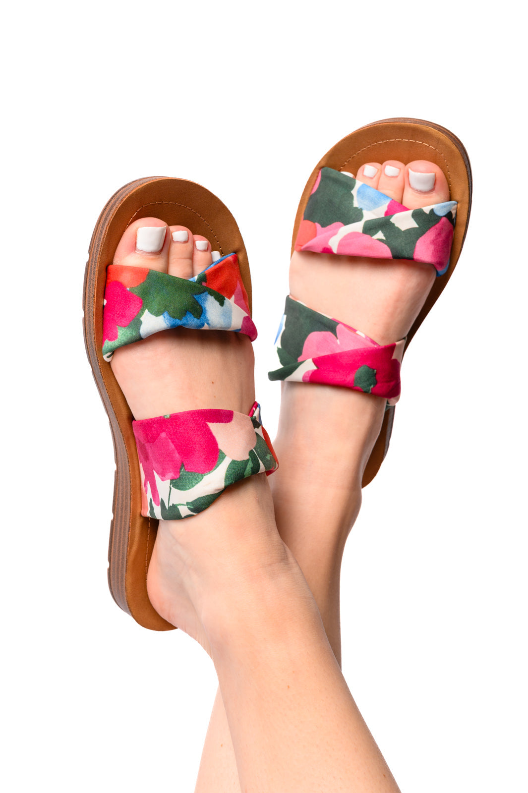 With a Twist Sandal in Flowers Southern Soul Collectives