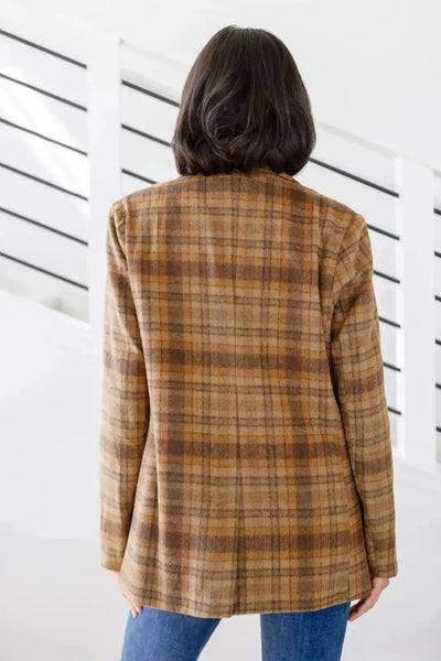 World Class Plaid Blazer Womens Southern Soul Collectives
