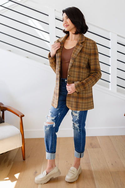 World Class Plaid Blazer Southern Soul Collectives