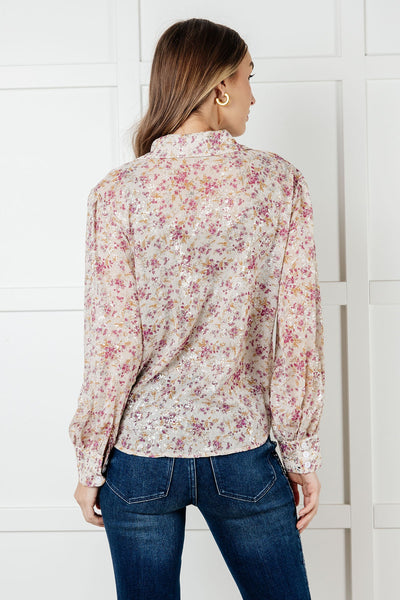 You and I Connect Floral Button Up Blouse Southern Soul Collectives