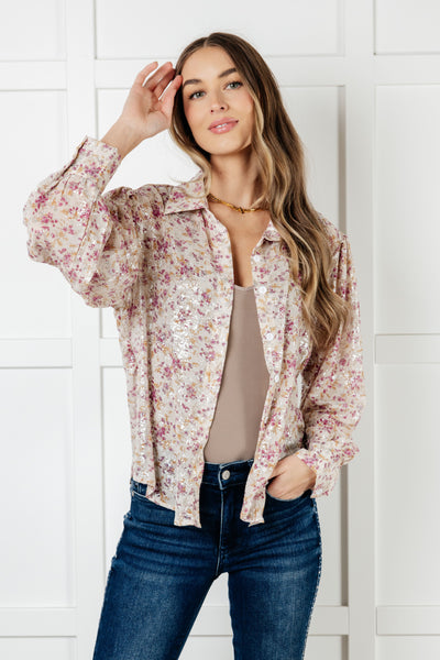 You and I Connect Floral Button Up Blouse Southern Soul Collectives