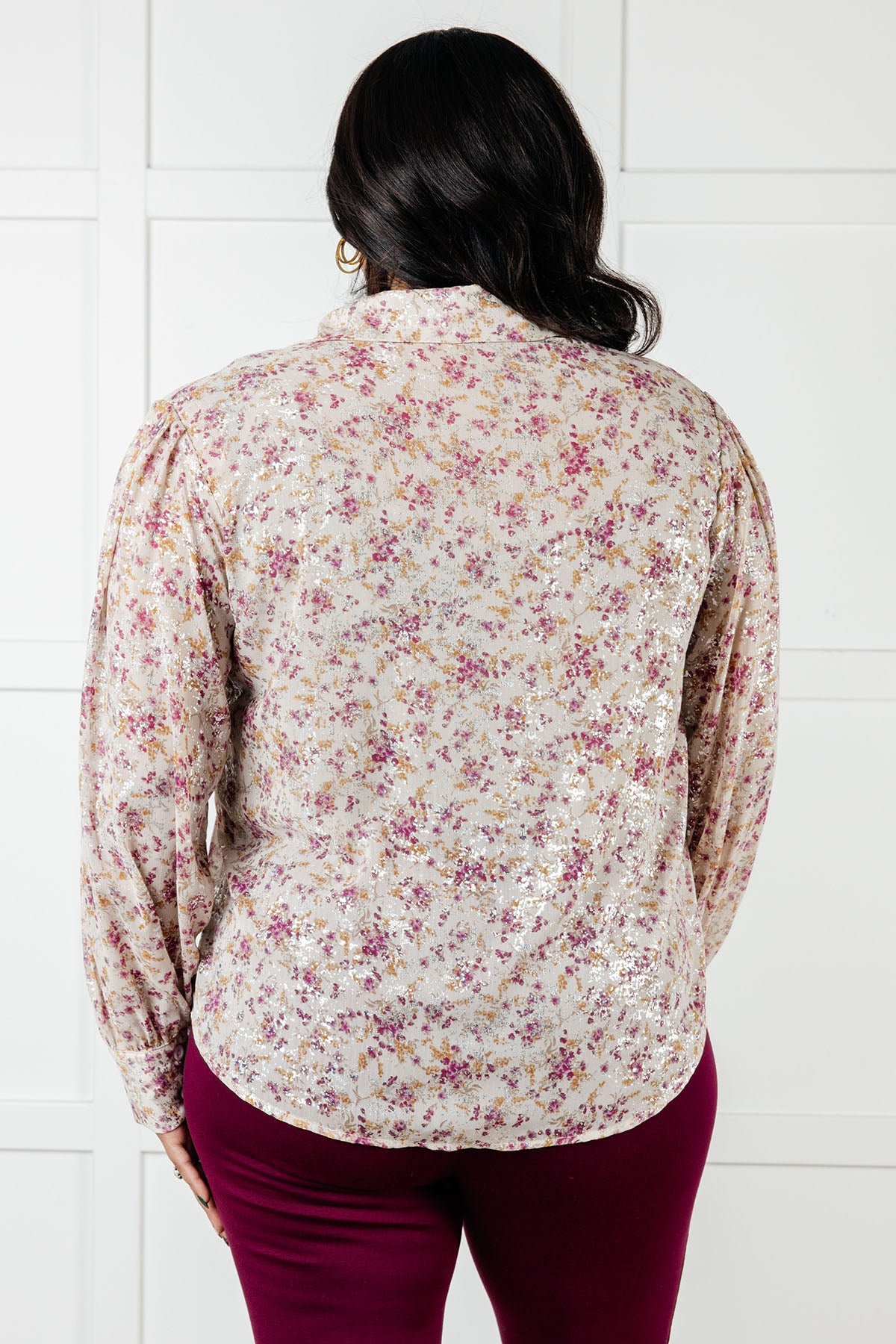 You and I Connect Floral Button Up Blouse Southern Soul Collectives