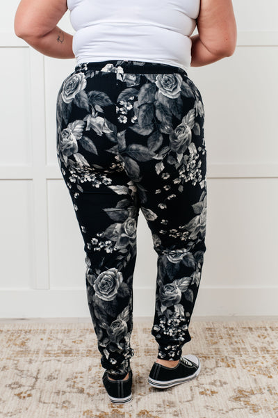 Your New Favorite Joggers in Rose Print Southern Soul Collectives