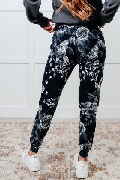 Your New Favorite Joggers in Rose Print Southern Soul Collectives