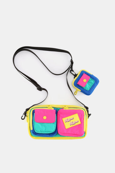 Himawari Removable Strap Nylon Crossbody Bag with EarPods Bag Southern Soul Collectives