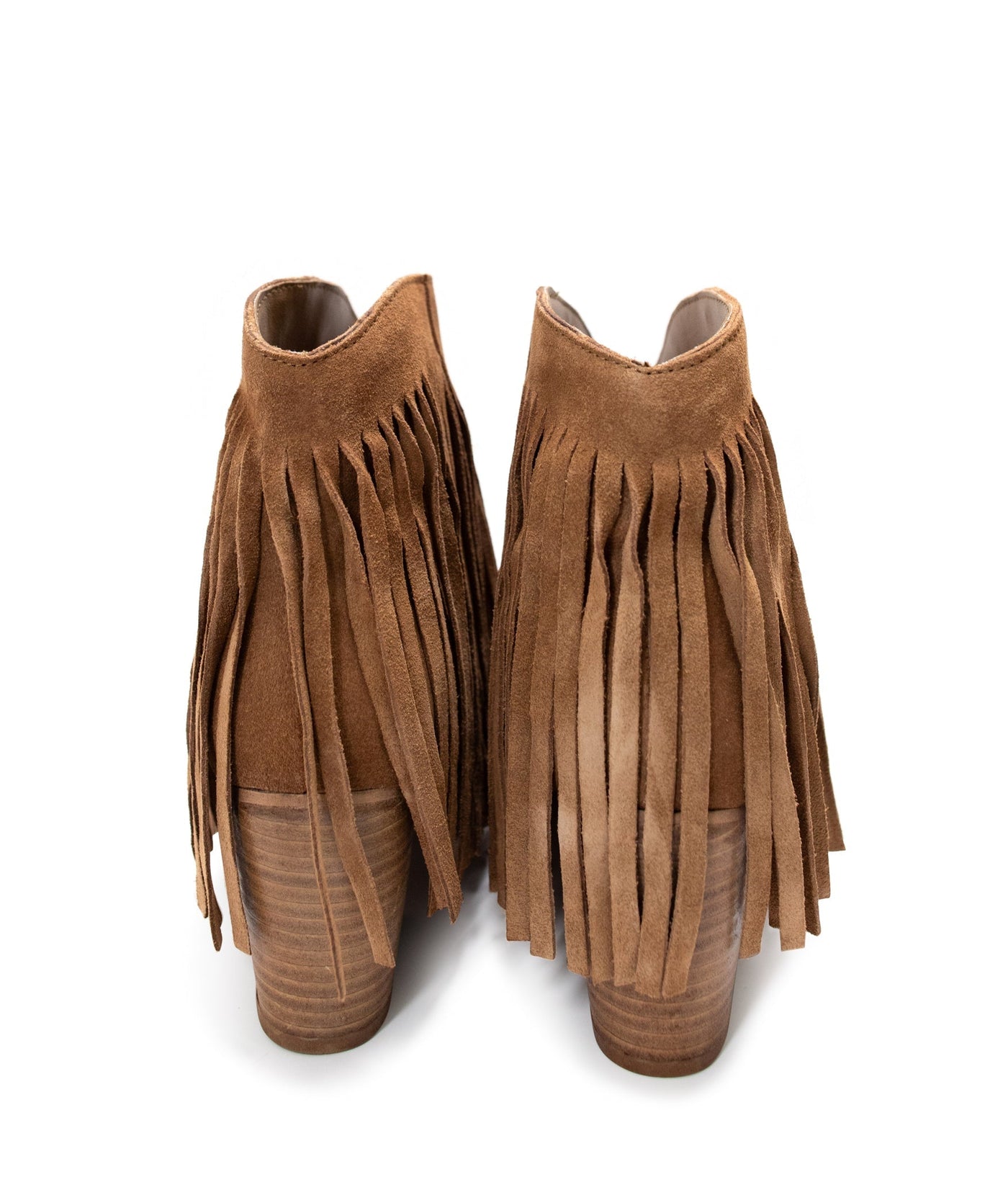 Amos Fringe Ankle Bootie in Tan Suede Southern Soul Collectives