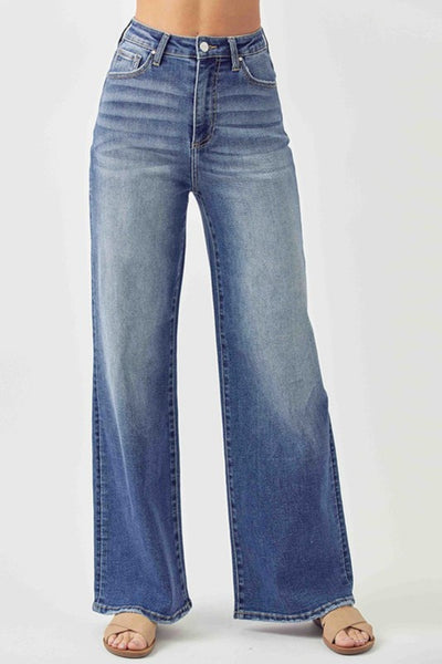 Risen High Rise Wide Leg Jeans Southern Soul Collectives