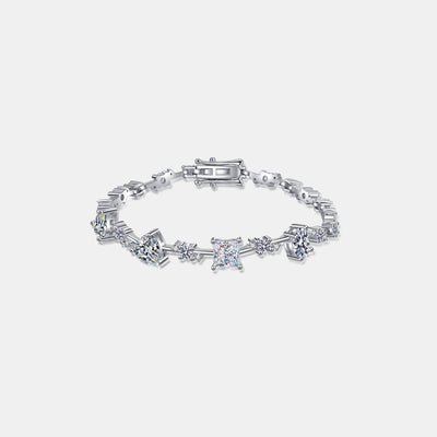 6.2 Carat Moissanite 925 Sterling Silver Bracelet Southern Soul Collectives