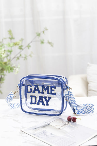 Zenana GAME DAY Stadium Approved Transparent Crossbody Bag Southern Soul Collectives