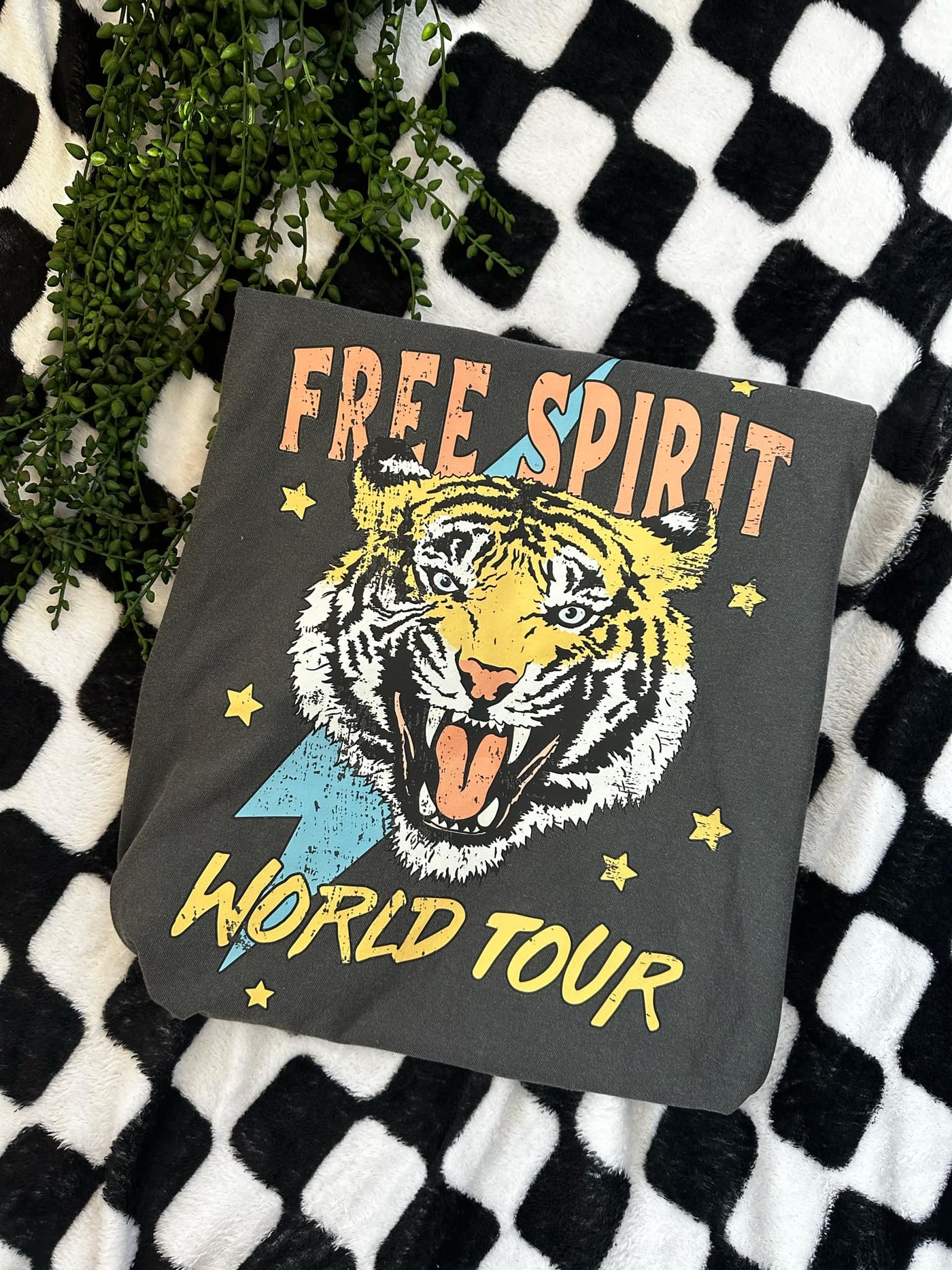 Free Spirit World Tour Graphic Tee Southern Soul Collectives