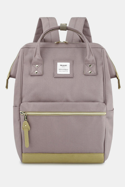 Himawari Contrast Waterproof Canvas Backpack Bag with Side Pockets Southern Soul Collectives