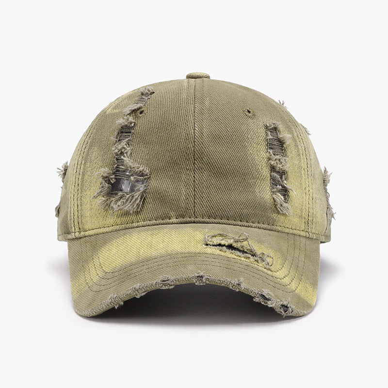 Distressed Adjustable Cotton Baseball Cap in Multiple Colors Southern Soul Collectives