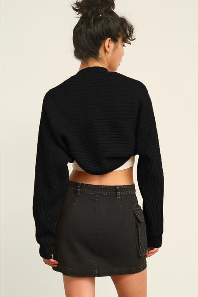 HYFVE Ribbed Knit Bolero Cardigan Southern Soul Collectives