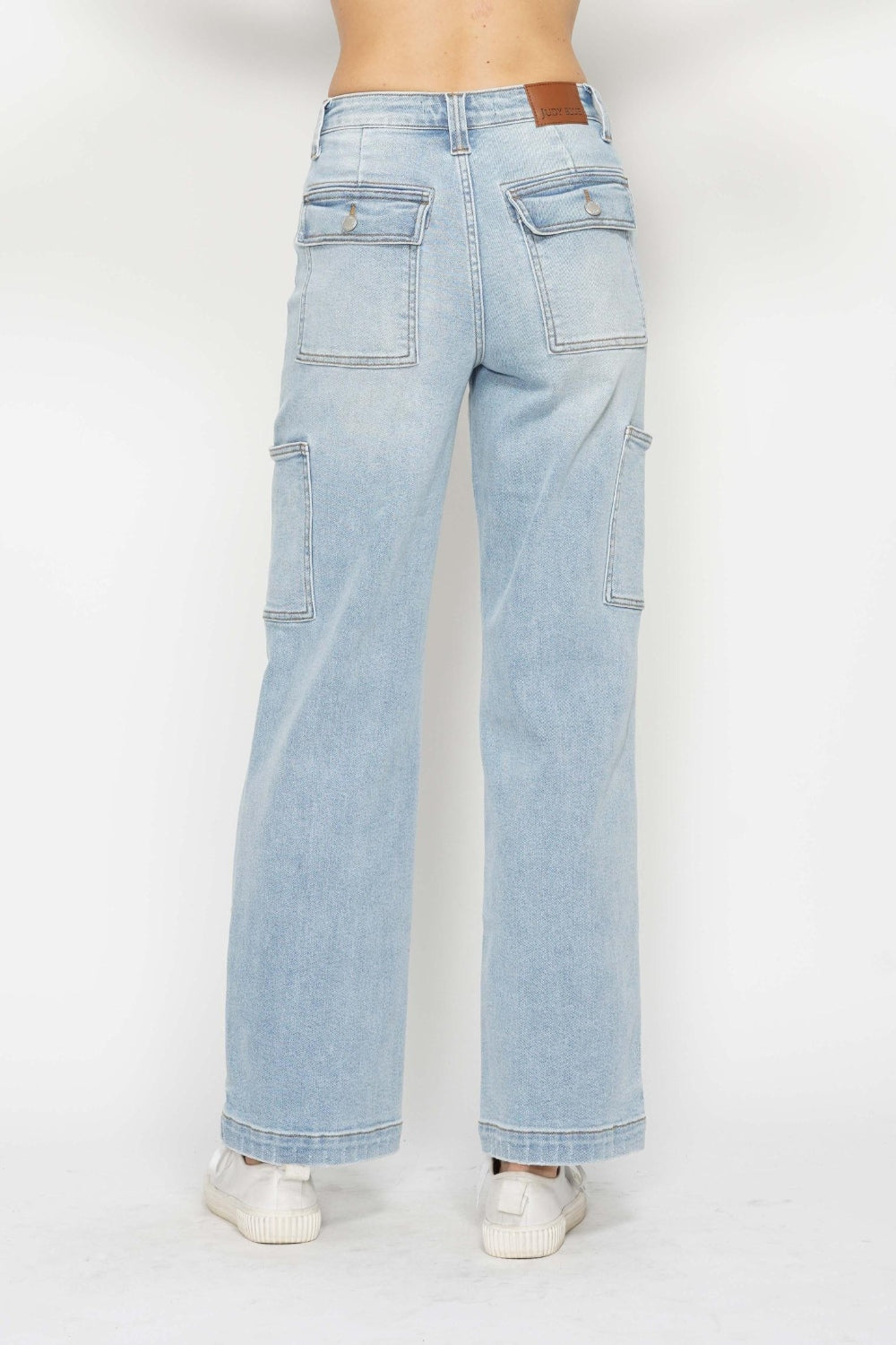 Judy Blue High Waist Straight Leg Cargo Jeans Southern Soul Collectives