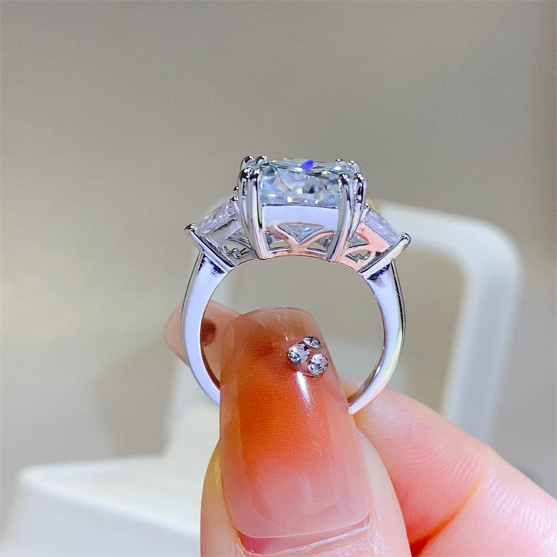 5 Carat Moissanite 925 Sterling Silver Ring Southern Soul Collectives