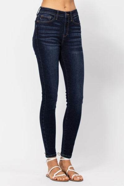 Judy Blue High Waist Hand Sanded Skinny Jeans Southern Soul Collectives