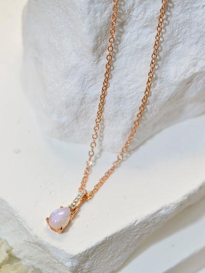 Moonstone Teardrop Pendant Necklace Southern Soul Collectives