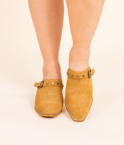 Drancy Western Mule in Tan Southern Soul Collectives