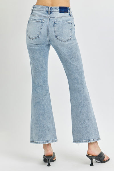 RISEN Full Size High Rise Ankle Flare Jeans Southern Soul Collectives