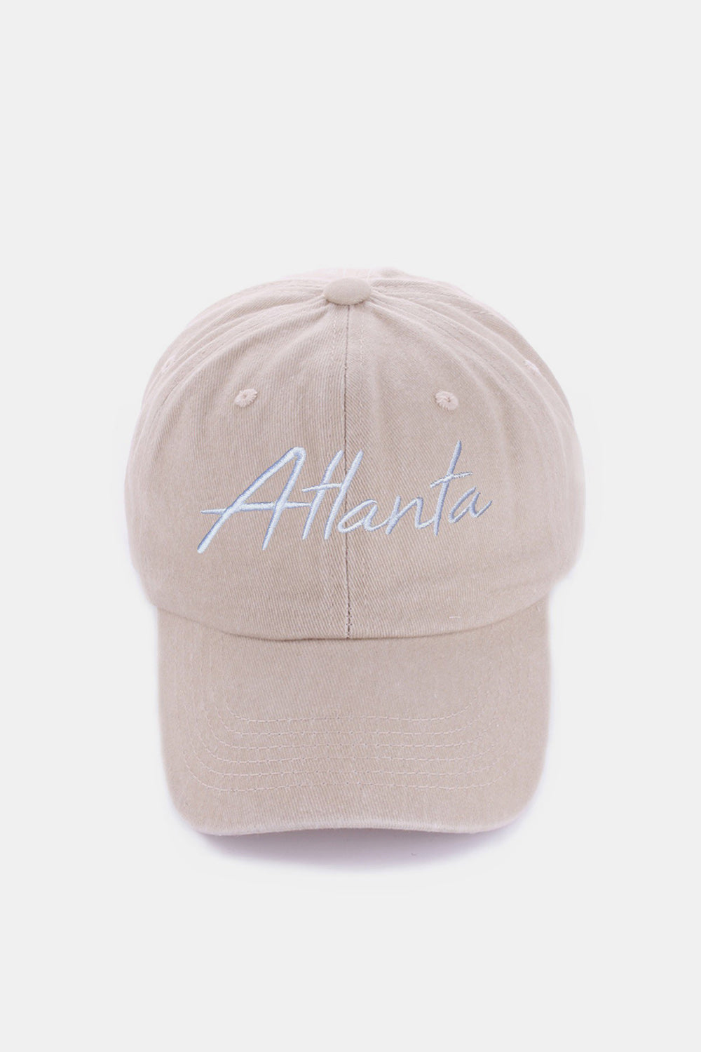 Zenana Washed ATLANTA Embroidered Baseball Cap Southern Soul Collectives