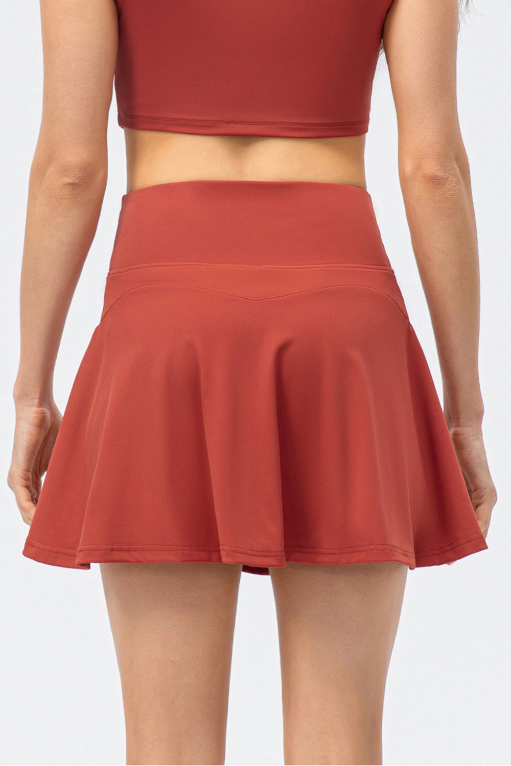 High Waist Wide Waistband Active Skort Dress in Multiple Colors Southern Soul Collectives