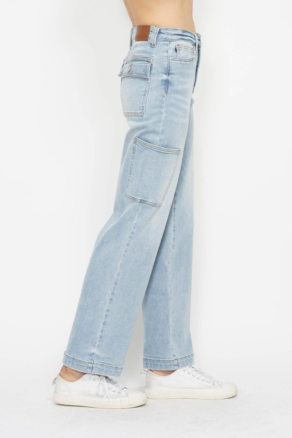 Judy Blue High Waist Straight Leg Cargo Jeans Southern Soul Collectives