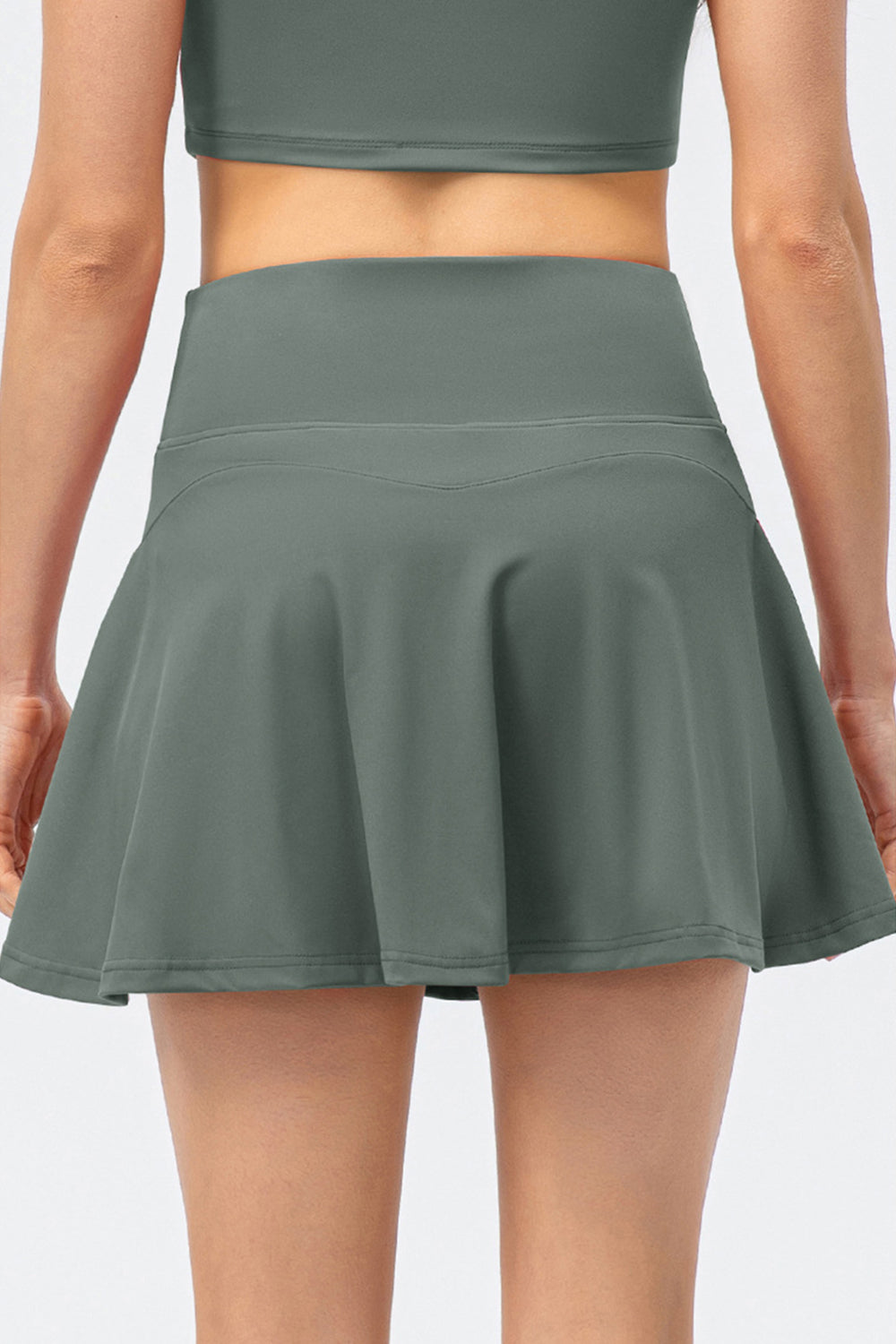 High Waist Wide Waistband Active Skort Dress in Multiple Colors Southern Soul Collectives