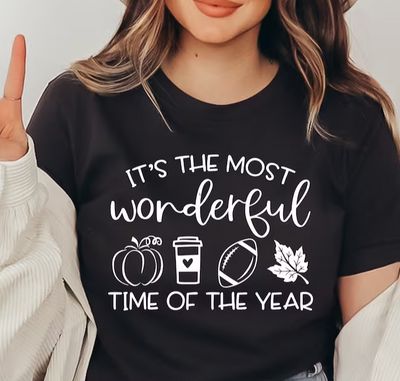 Fall The Most Wonderful Time of the Year Graphic T-shirt T-Shirt Southern Soul Collectives 