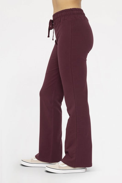 Drawstring Flared Pants in Plum Southern Soul Collectives