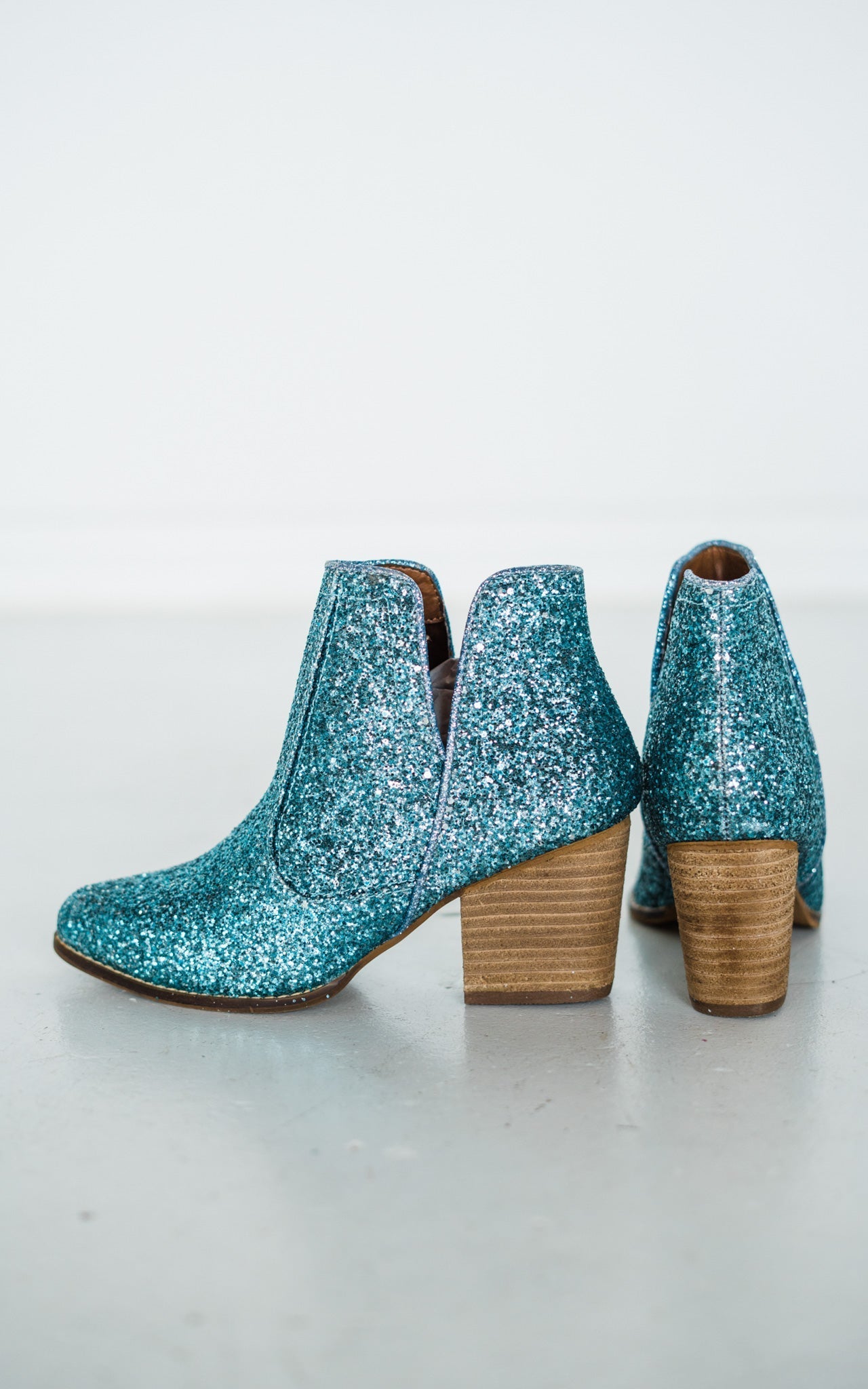 Fiera Booties in Blue Southern Soul Collectives