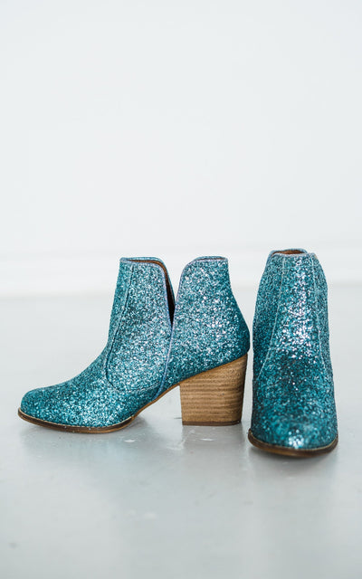 Fiera Booties in Blue Southern Soul Collectives