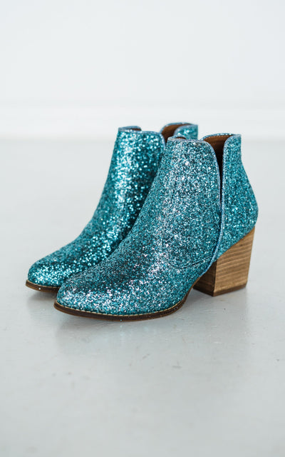 Fiera Booties in Blue Southern Soul Collectives