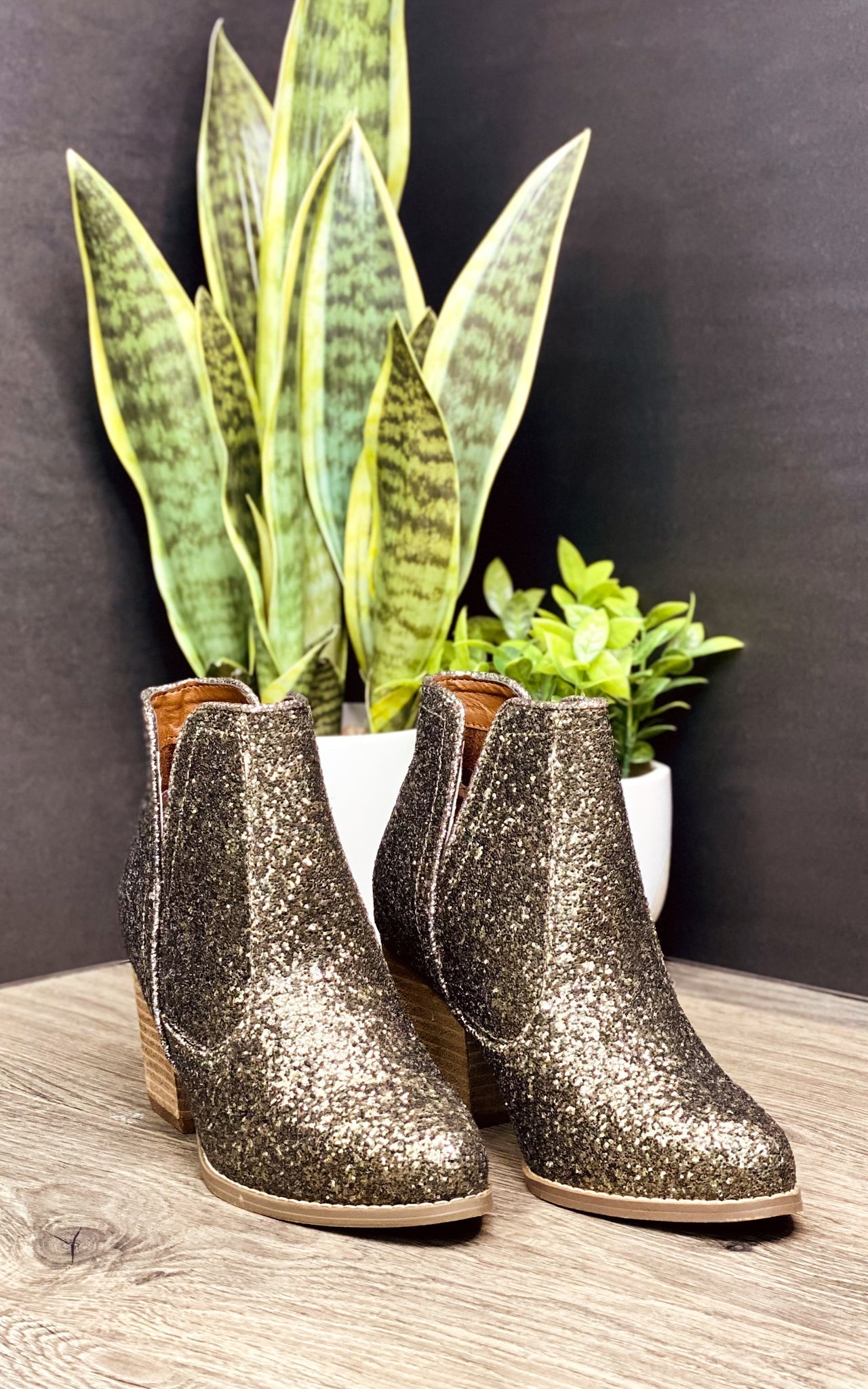 Fiera Booties in Bronze Southern Soul Collectives