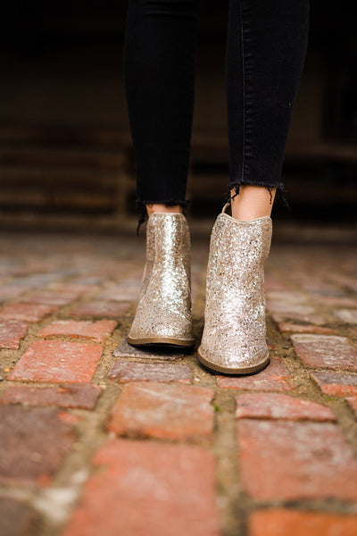 Fiera Booties in Gold Southern Soul Collectives