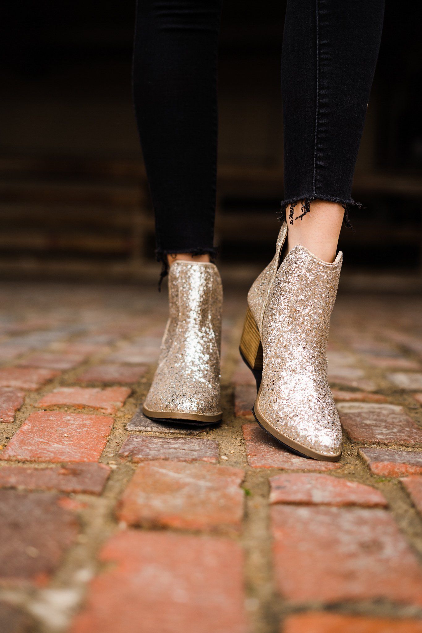 Fiera Booties in Gold Southern Soul Collectives