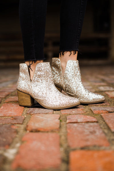 Fiera Booties in Gold Southern Soul Collectives