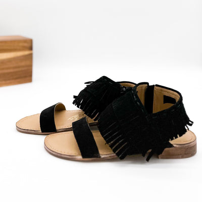 Fringe Star Sandal in Black Southern Soul Collectives