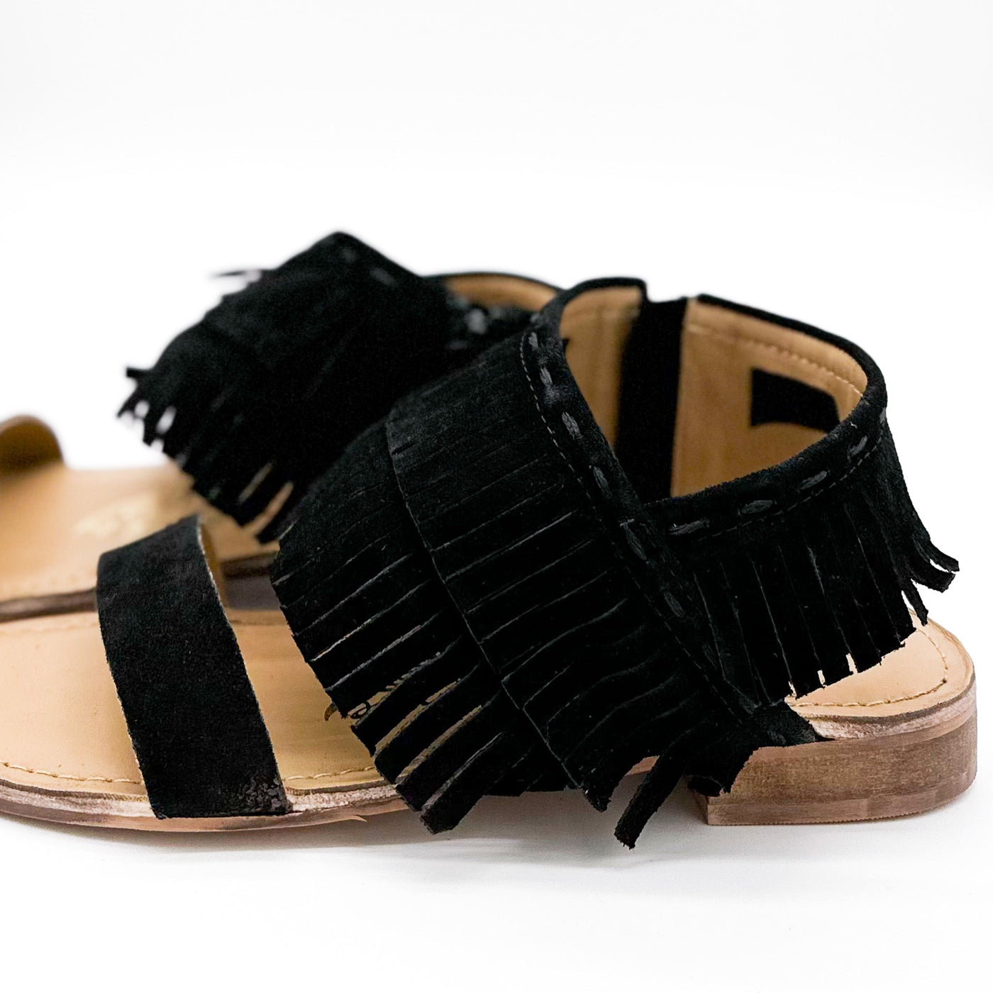 Fringe Star Sandal in Black Southern Soul Collectives
