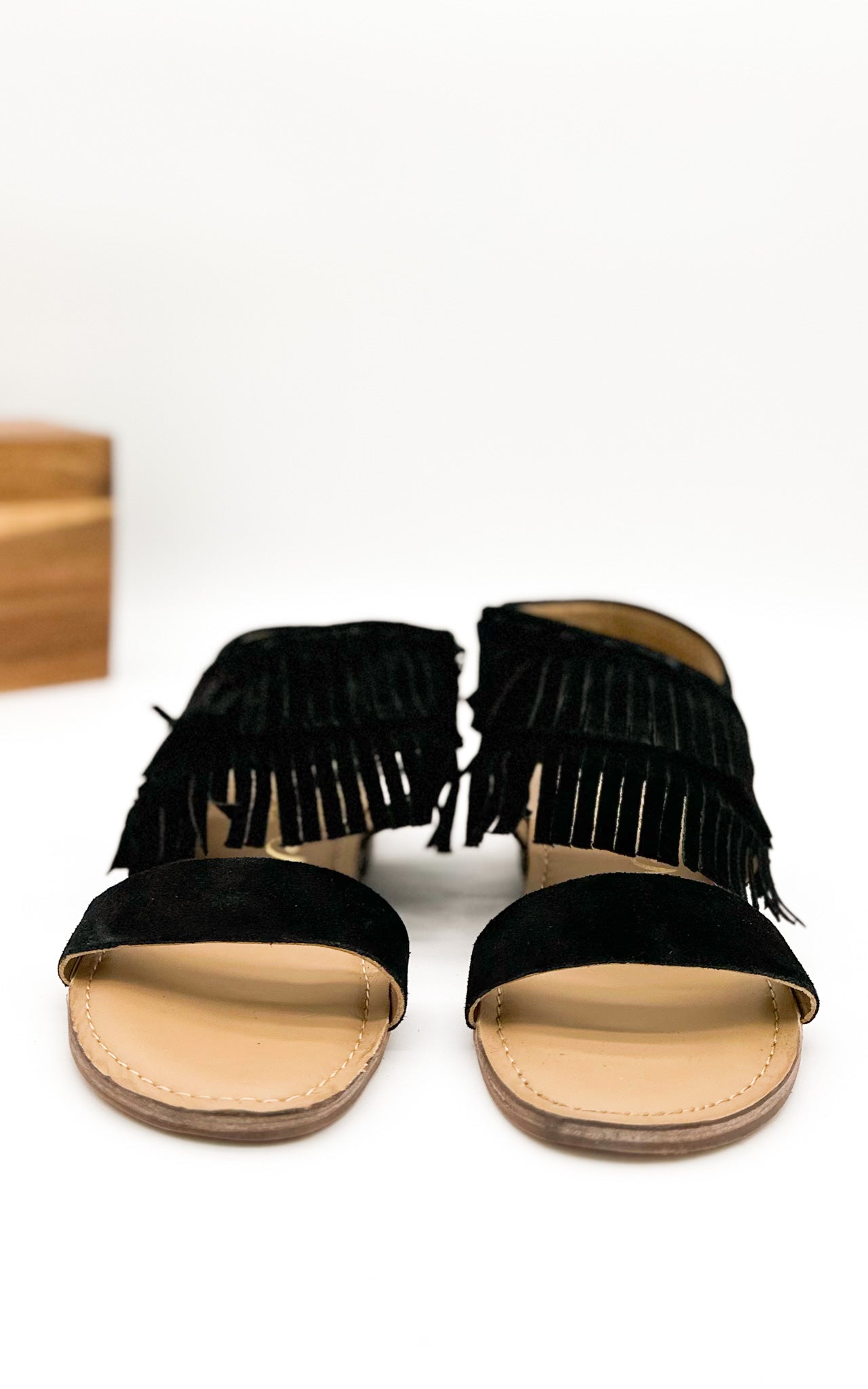Fringe Star Sandal in Black Southern Soul Collectives