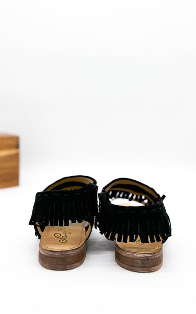 Fringe Star Sandal in Black Southern Soul Collectives