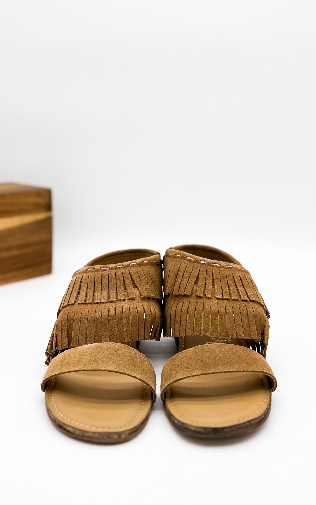 Fringe Star Sandal in Tan Southern Soul Collectives