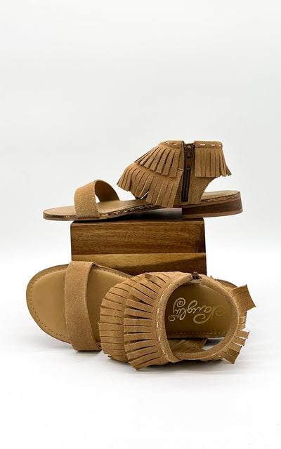 Fringe Star Sandal in Tan Southern Soul Collectives