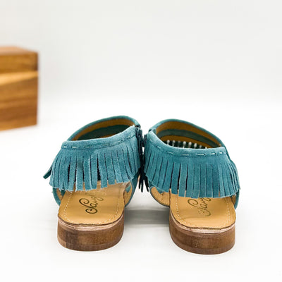 Fringe Star Sandal in Teal Southern Soul Collectives