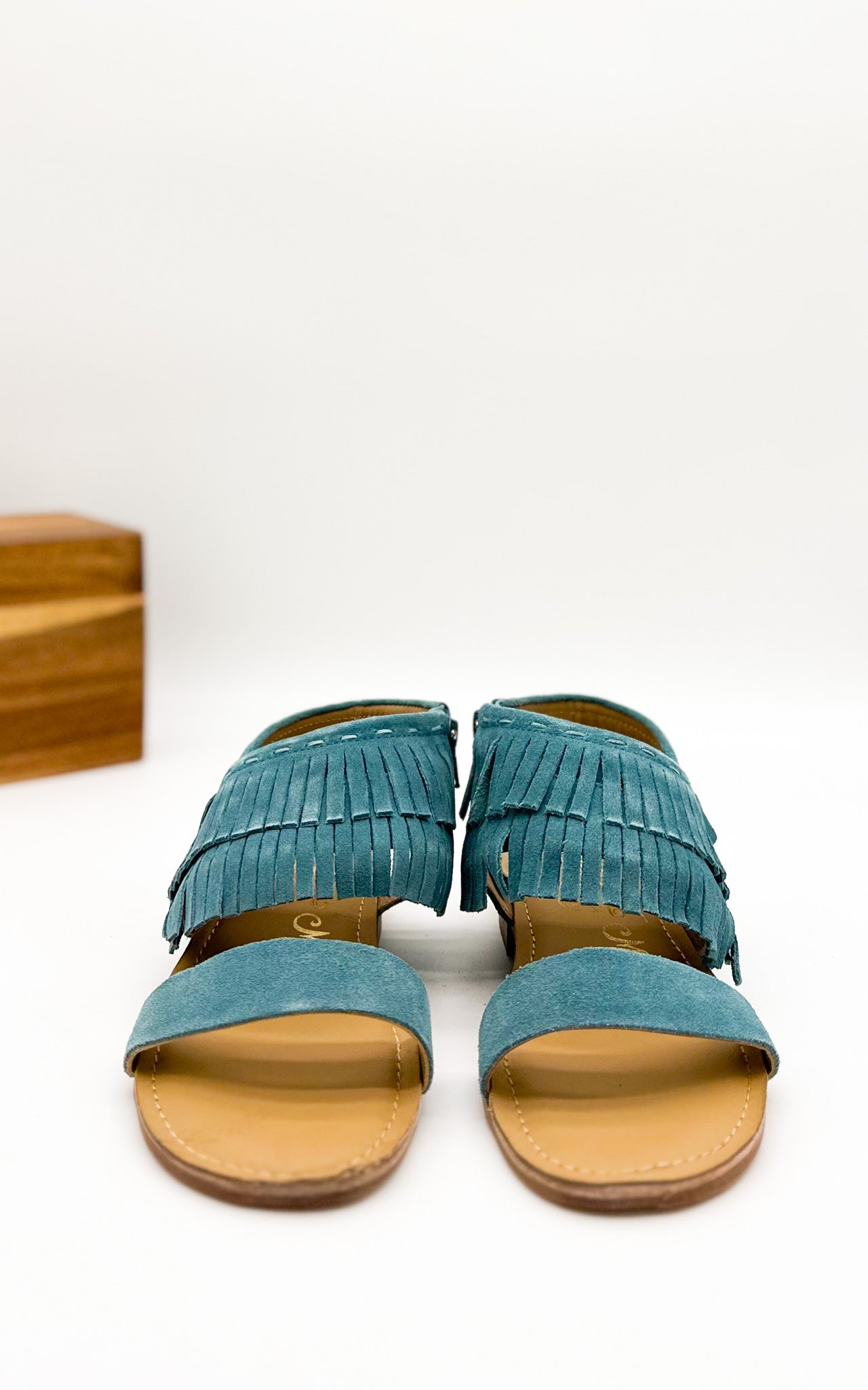 Fringe Star Sandal in Teal Southern Soul Collectives