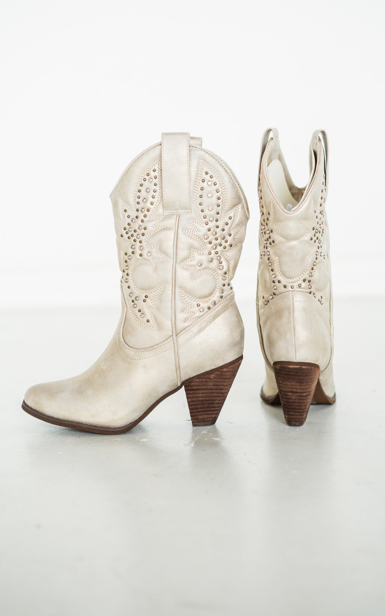 Houston Western Boots in Champagne Southern Soul Collectives