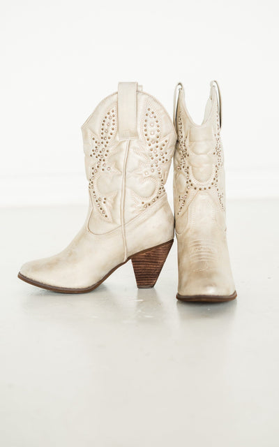 Houston Western Boots in Champagne Southern Soul Collectives